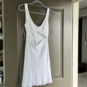 Never worn - petal and pup white cut out sleeveless dress size 2